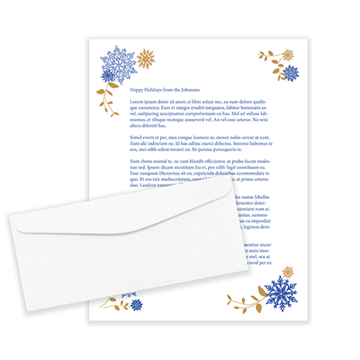 Holiday Letter With Mailing Option