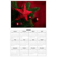 2022 Calendar - 8.5 x 11 Laminated